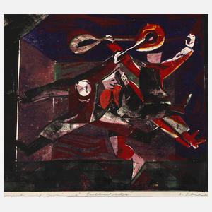 Helmut Gebhardt, "Tanzende mit Instrument"