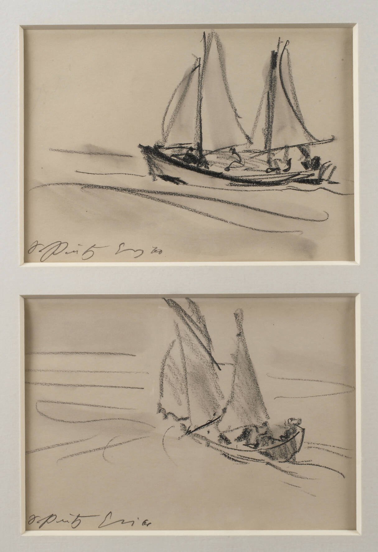 Hanns Georgi, Paar Bootsstudien