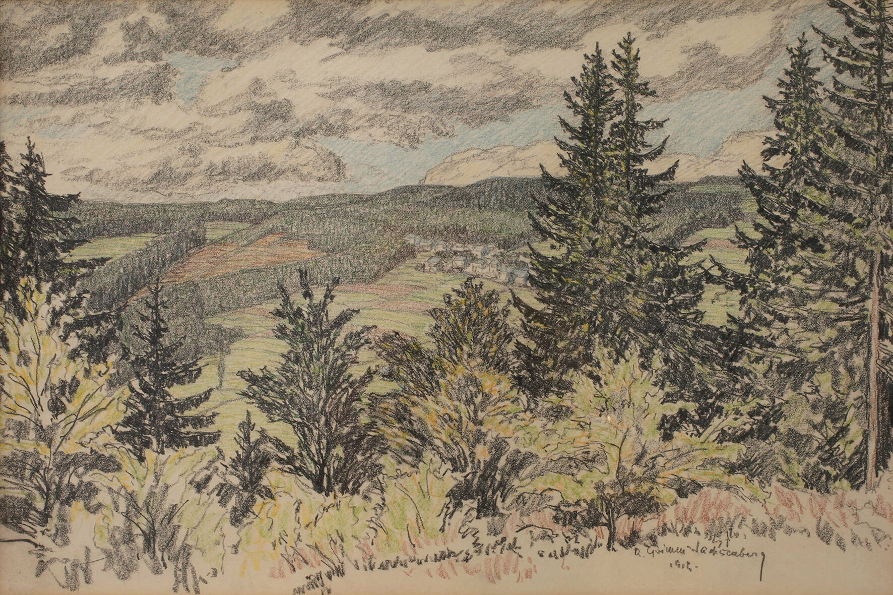 Richard Grimm-Sachsenberg, Blick ins Vogtland