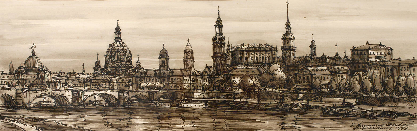 F. Hermann, Die Altstadt von Dresden