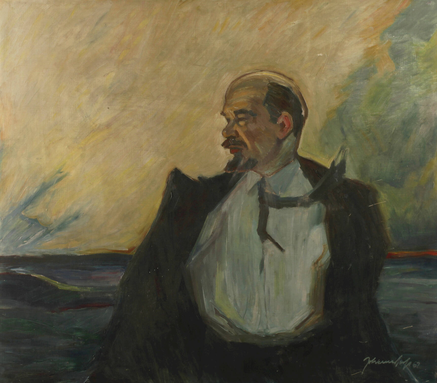 Johannes Heß, Leninbildnis