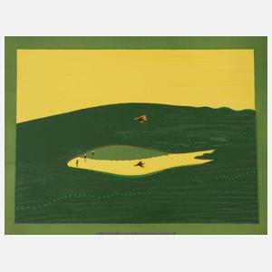 Prof. Wolfgang Mattheuer, "Grüner Morgen"