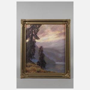 Hans Münnich, "Abend am Walchensee"