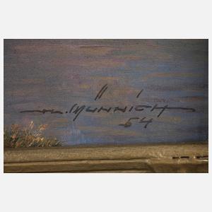 Hans Münnich, "Abend am Walchensee"