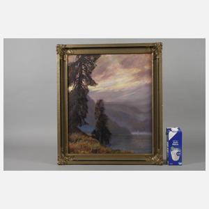 Hans Münnich, "Abend am Walchensee"