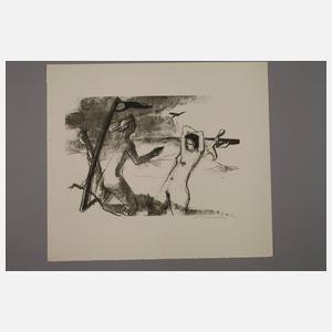 Prof. Hans Theo Richter, "Vier Figuren am Strand"