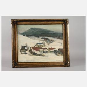 Gerhard Schiffner, "Schneelandschaft"