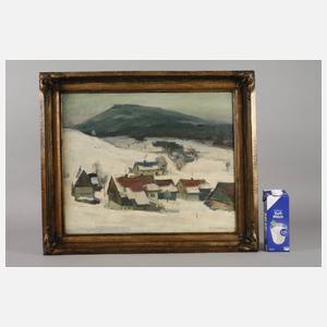 Gerhard Schiffner, "Schneelandschaft"