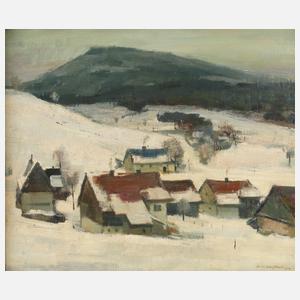Gerhard Schiffner, "Schneelandschaft"