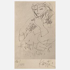 Helmut Schmidt-Kirstein, Trinkende Frau