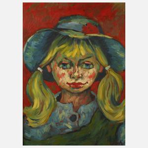 Gerhard Schöpplein, Mädchen mit Hut