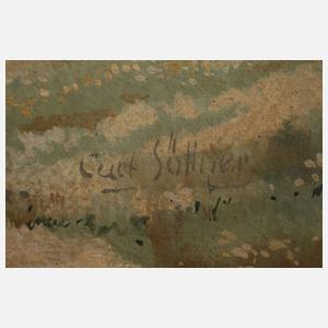 Curt Söllner, Berchtesgaden mit dem Watzmann