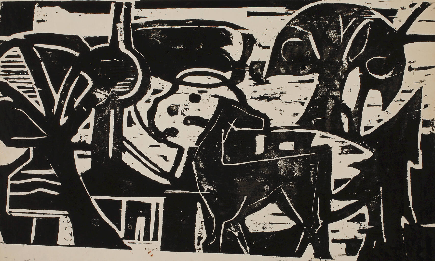 Heinz Tetzner, "Pferd am Abend"