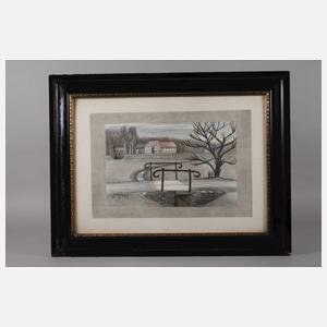 Fritz Tröger, "Vorfrühling in Laske"