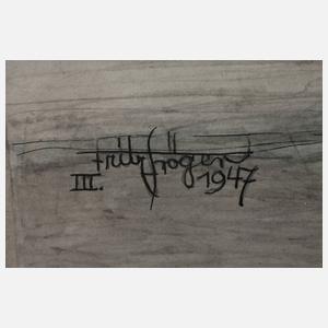 Fritz Tröger, "Vorfrühling in Laske"