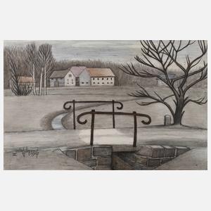 Fritz Tröger, "Vorfrühling in Laske"