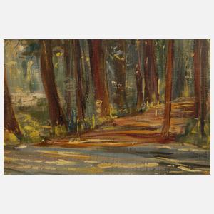 Karl Walther, Lichte Waldlandschaft