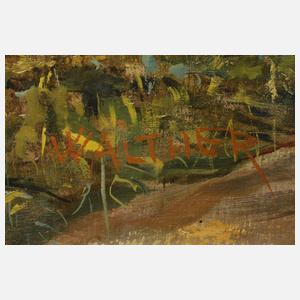 Karl Walther, Lichte Waldlandschaft
