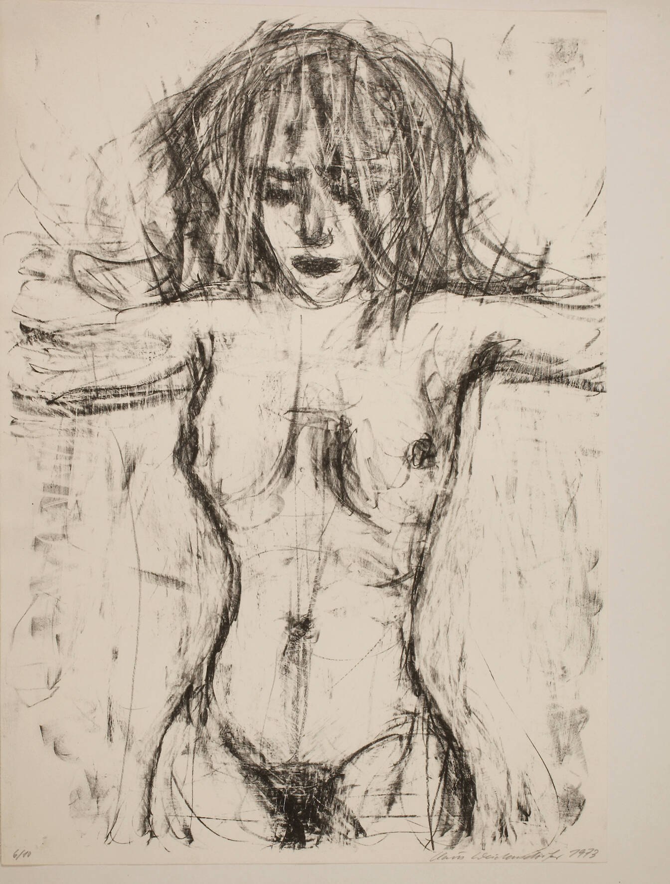 Prof. Claus Weidensdorfer, Stehender Akt