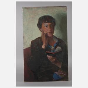 Paul Wilhelm, "Marion mit Buch"