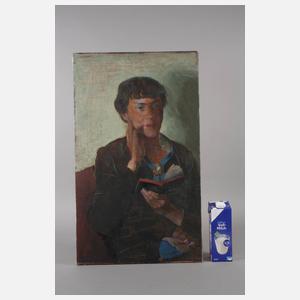 Paul Wilhelm, "Marion mit Buch"