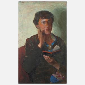 Paul Wilhelm, "Marion mit Buch"