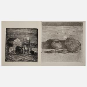 Werner Wittig, Paar Holzrisse