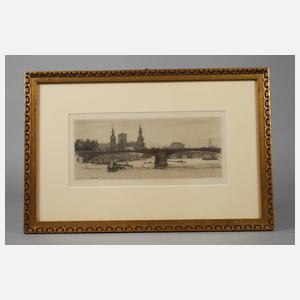 Walter Zeising, An der Elbe in Dresden