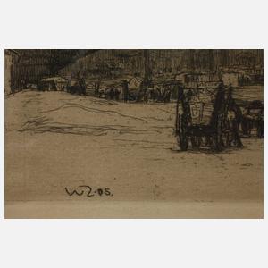 Walter Zeising, An der Elbe in Dresden