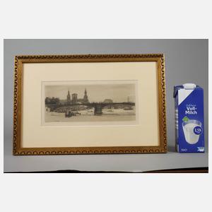 Walter Zeising, An der Elbe in Dresden