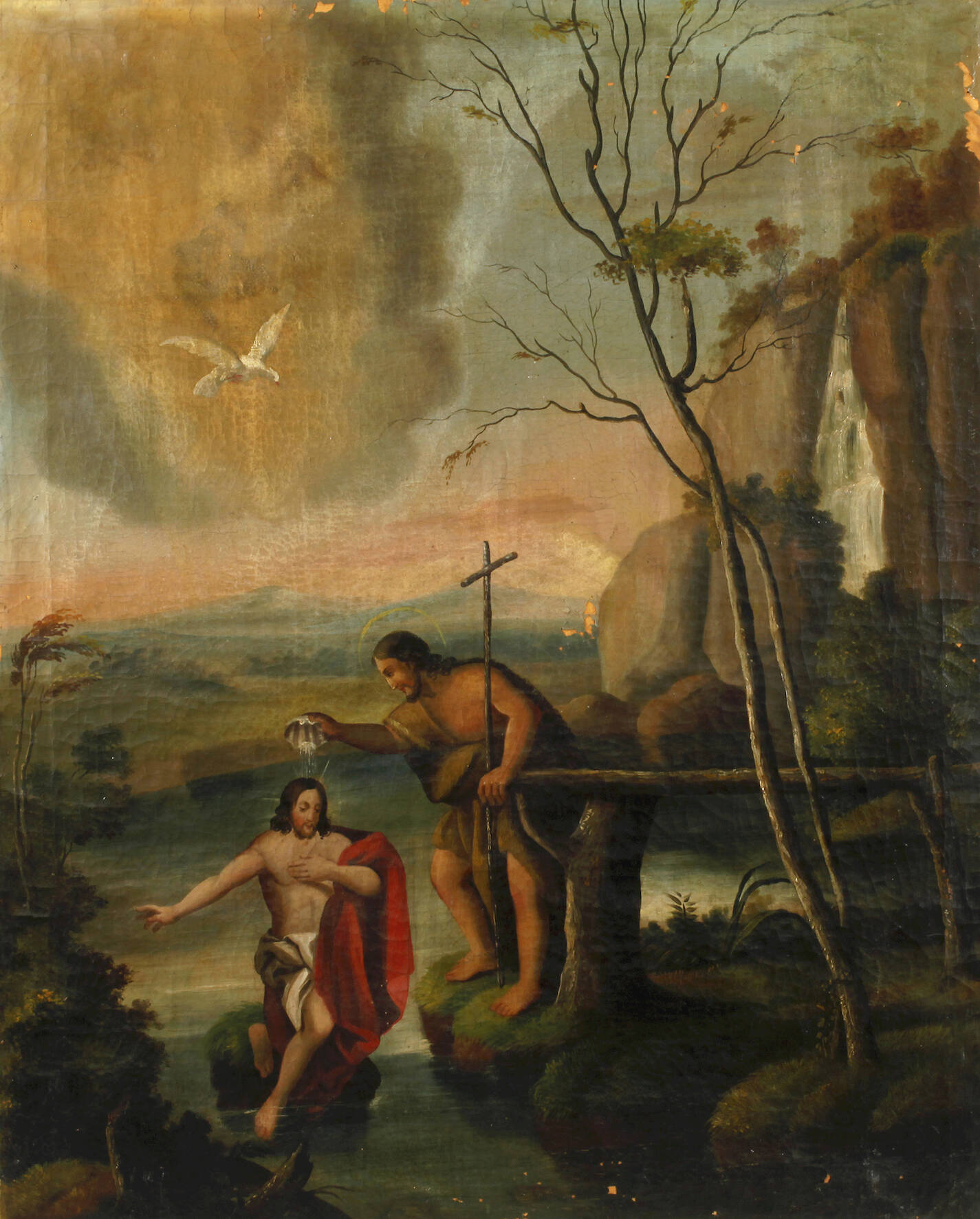 Taufe Jesu im Jordan durch Johannes den Täufer