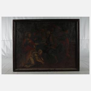 Fußwaschung Christi durch Maria Magdalena