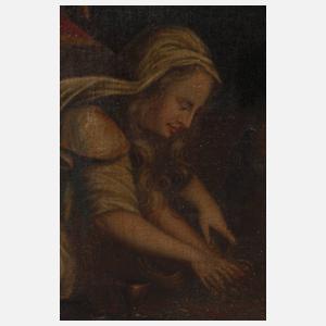 Fußwaschung Christi durch Maria Magdalena