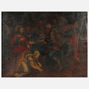 Fußwaschung Christi durch Maria Magdalena