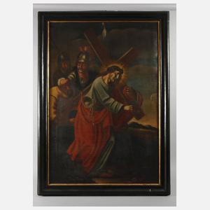 Johann Kraus, Passionsszene, Kreuztragung Jesu