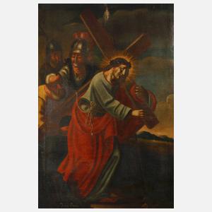 Johann Kraus, Passionsszene, Kreuztragung Jesu