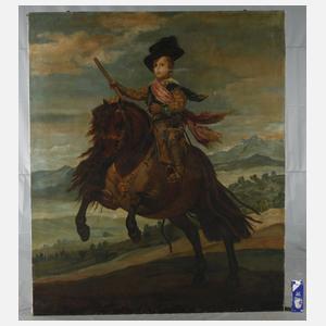 Prinz Balthasar Carlos zu Pferd nach Velázquez
