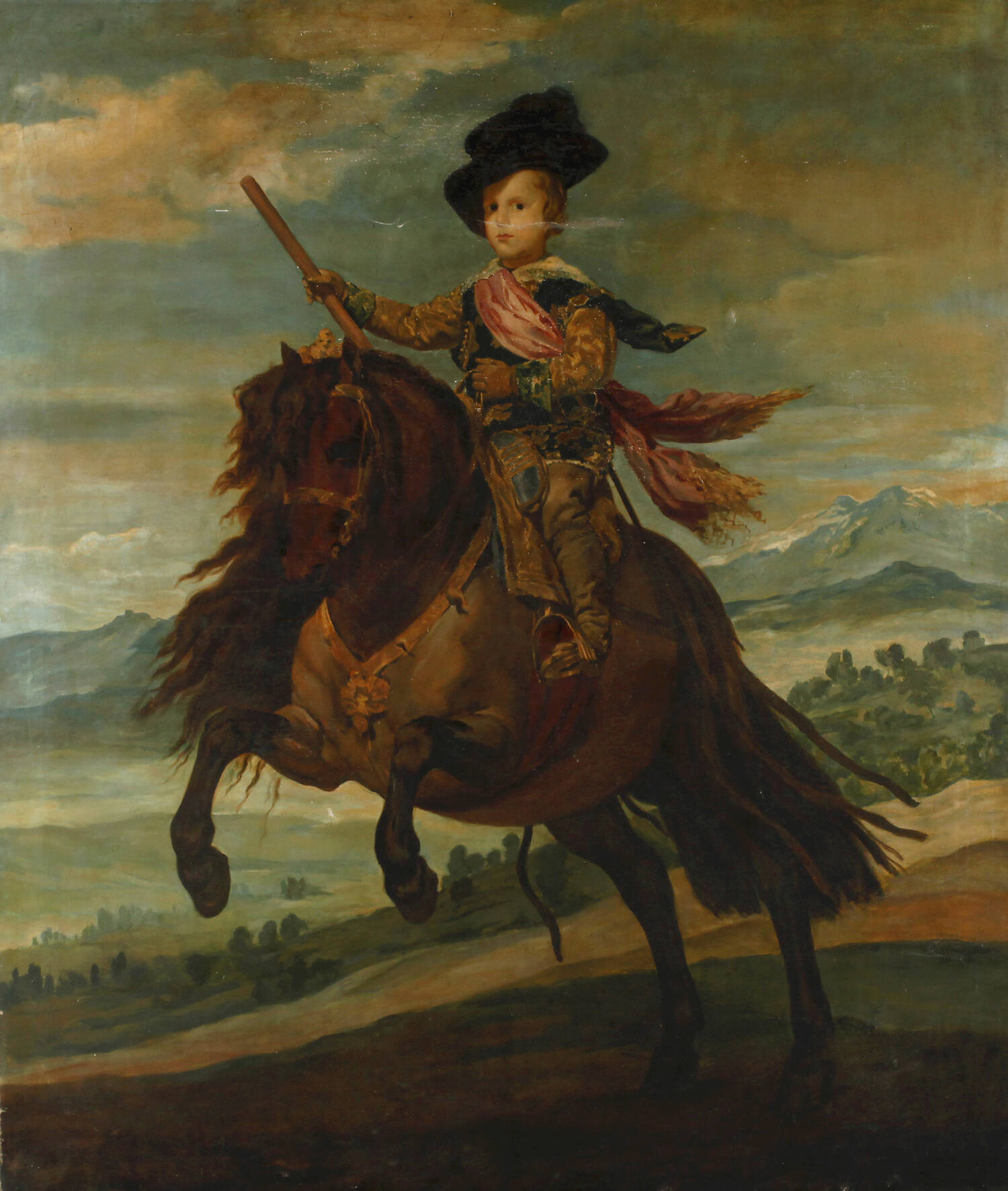 Prinz Balthasar Carlos zu Pferd nach Velázquez
