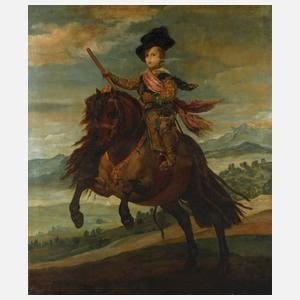 Prinz Balthasar Carlos zu Pferd nach Velázquez