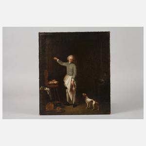 Küchenmeister im Speisegewölbe