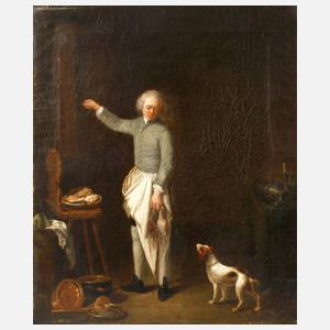 Küchenmeister im Speisegewölbe