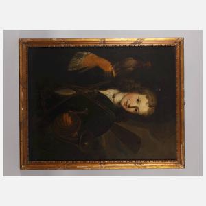 Portrait des Johann Peter Georg Leers als Jäger