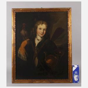 Portrait des Johann Peter Georg Leers als Jäger