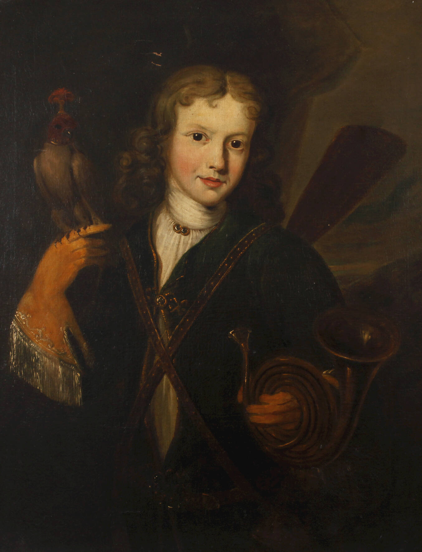 Portrait des Johann Peter Georg Leers als Jäger