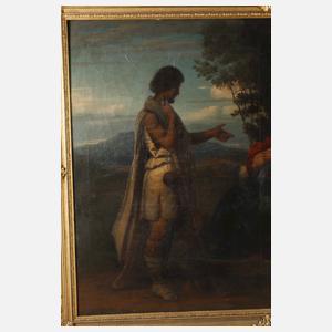 Prof. Eduard Robert Bary, attr., Laban verspricht Jakob Rachel