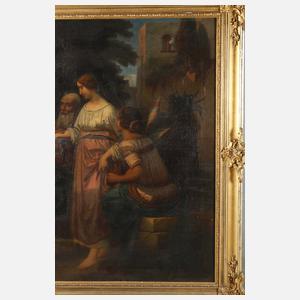 Prof. Eduard Robert Bary, attr., Laban verspricht Jakob Rachel