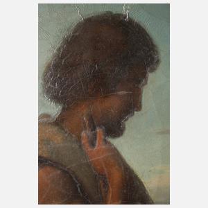 Prof. Eduard Robert Bary, attr., Laban verspricht Jakob Rachel