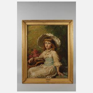 Carl Bauerle, Mädchenbildnis der Elisabeth Risdon