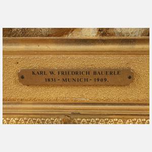 Carl Bauerle, Mädchenbildnis der Elisabeth Risdon