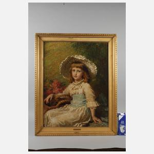 Carl Bauerle, Mädchenbildnis der Elisabeth Risdon